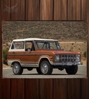 Металлическая табличка Ford Bronco